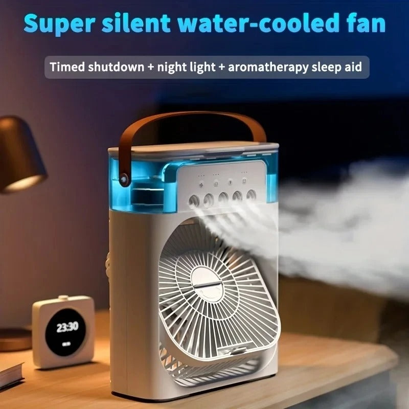 FlashFinds.pk™ - 3 In 1 Air Humidifier Water Cooling Fan