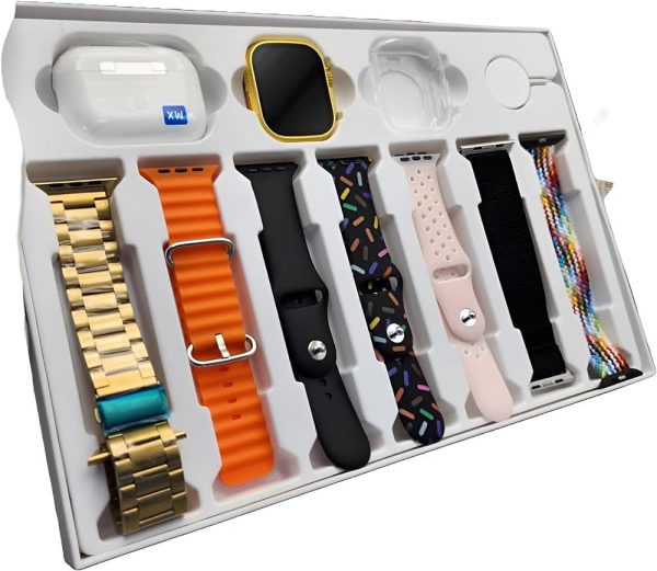 I20 Ultra Max Suit Smart Watch | 7 Strips Smartwatch With Airpods 2