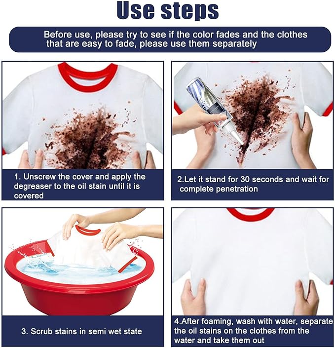 Cloth Stain Remover - Stain Remover for Clothes